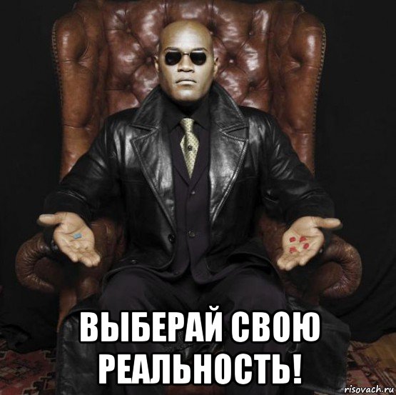  выберай свою реальность!, Мем морфеус