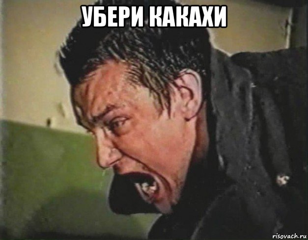 убери какахи 