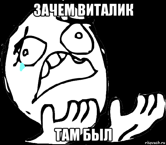 зачем виталик там был