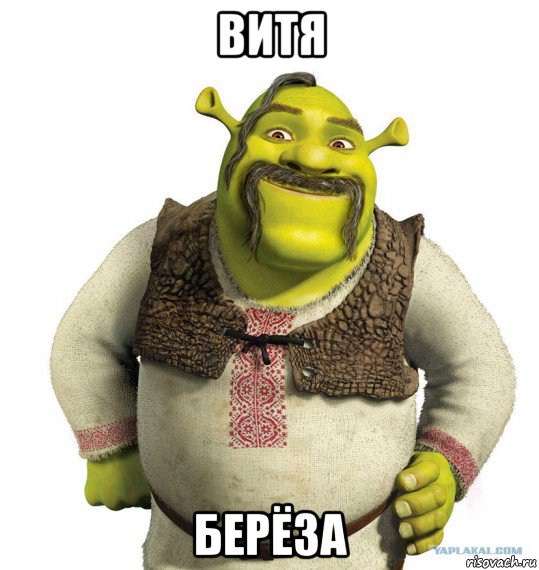 витя берёза, Мем Шрек-хохол