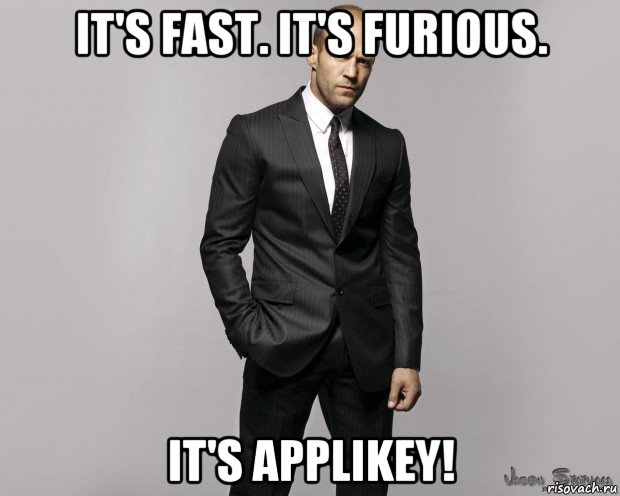 it's fast. it's furious. it's applikey!, Мем  стетхем