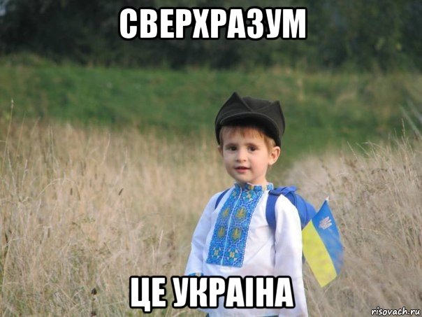 сверхразум це украiна, Мем Украина - Единая