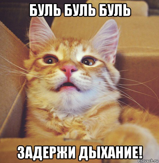 буль буль буль задержи дыхание!