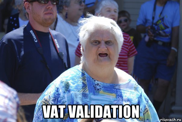  vat validation, Мем Шта (Бабка wat)