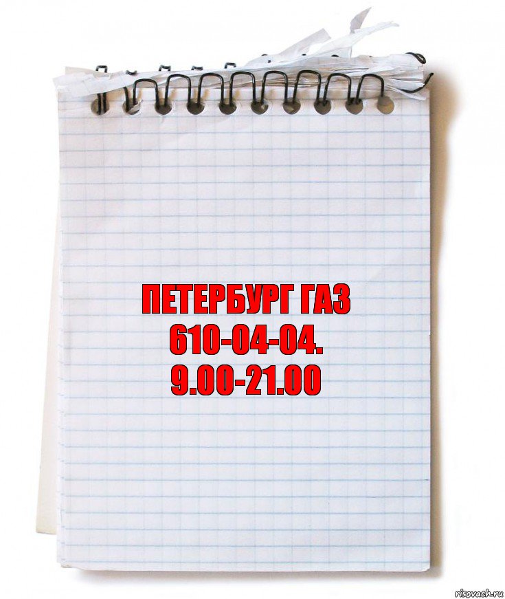 петербург газ 610-04-04.
9.00-21.00, Комикс   блокнот с пружинкой