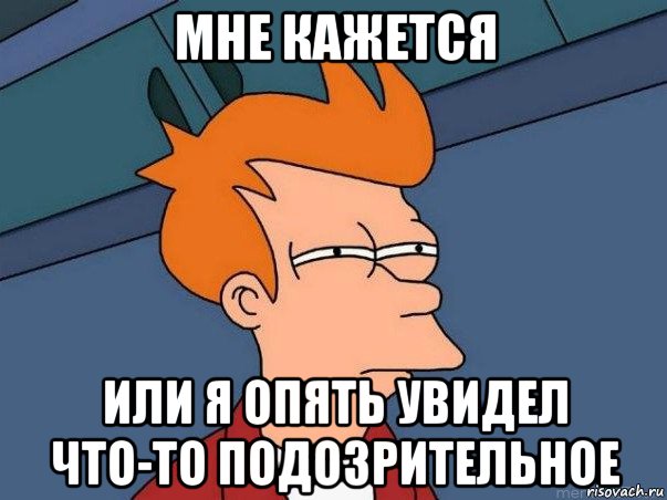 мне кажется или я опять увидел что-то подозрительное, Мем  Фрай (мне кажется или)