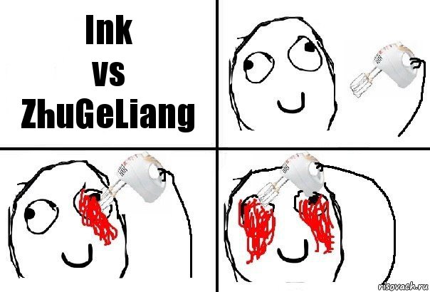 Ink
vs
ZhuGeLiang, Комикс  глаза миксер