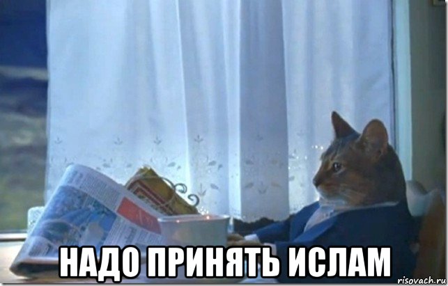  надо принять ислам