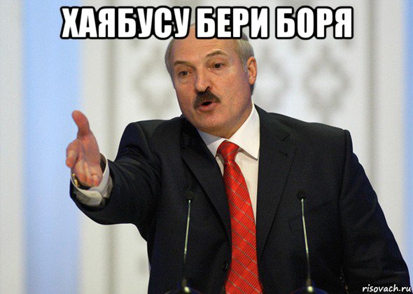 хаябусу бери боря , Мем лукашенко