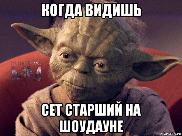 когда видишь сет старший на шоудауне