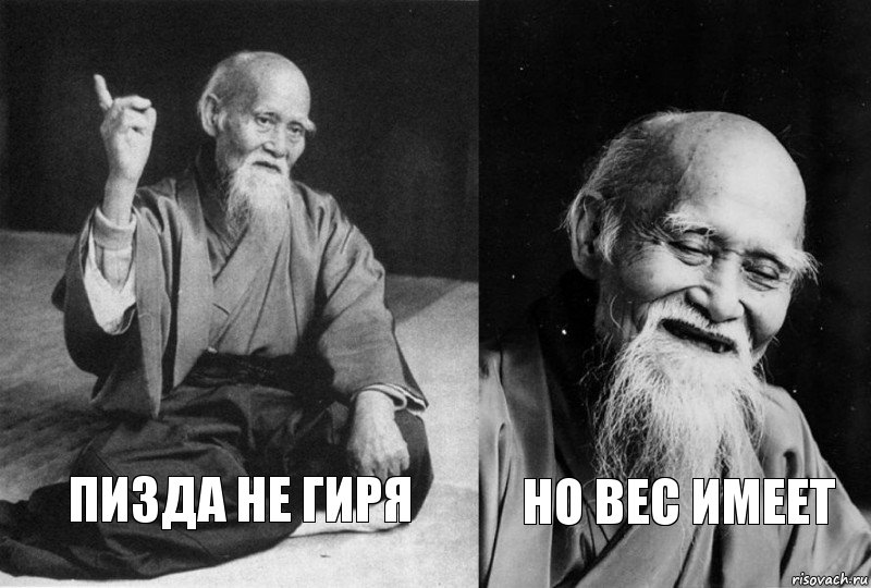 Пизда не гиря но вес имеет, Комикс Мудрец-монах (2 зоны)