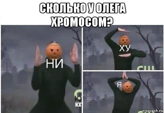 сколько у олега хромосом? , Мем  Ни ху Я