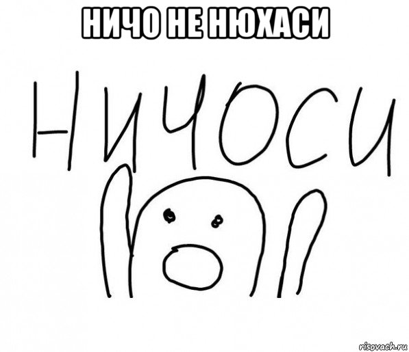 ничо не нюхаси , Мем  Ничоси