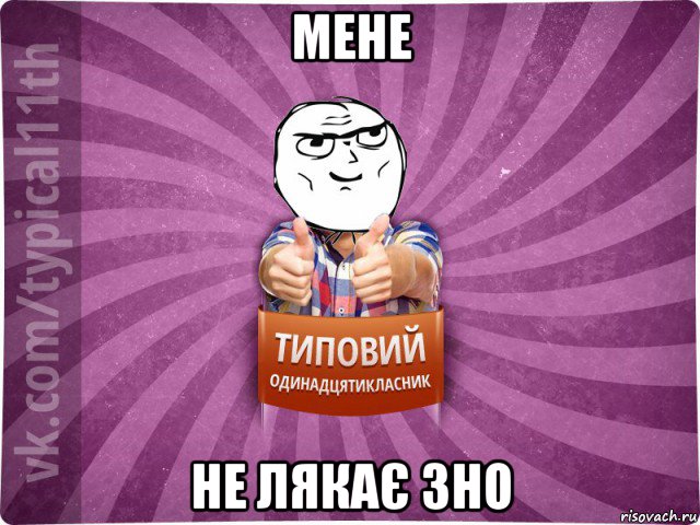 мене не лякає зно