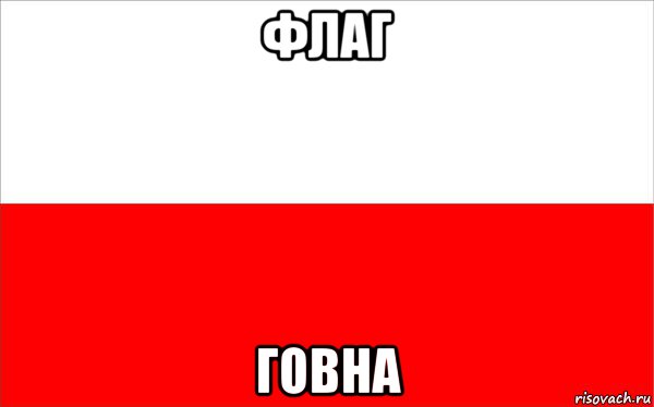 флаг говна, Мем Польска