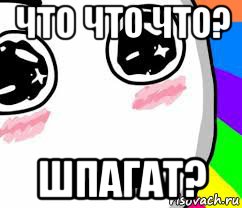 что что что? шпагат?