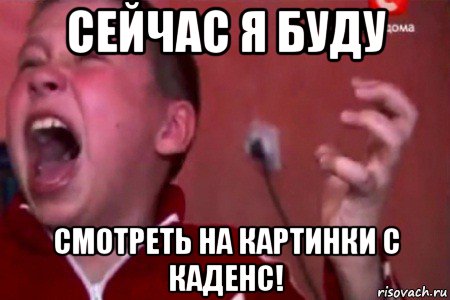 сейчас я буду смотреть на картинки с каденс!