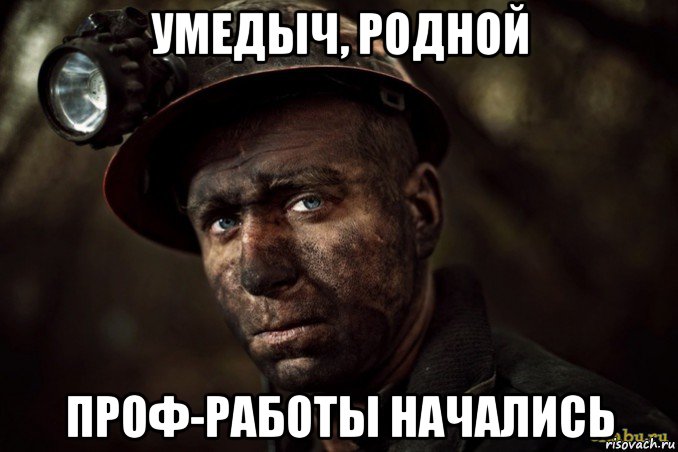 умедыч, родной проф-работы начались