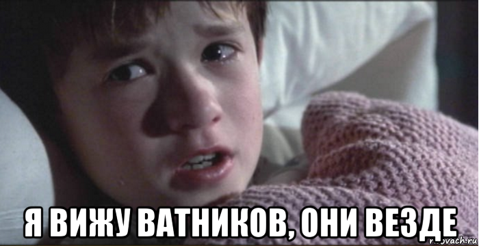  я вижу ватников, они везде