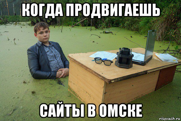 когда продвигаешь сайты в омске