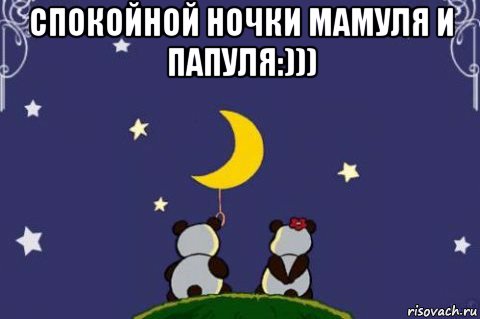 спокойной ночки мамуля и папуля:))) , Мем Спокойной ночи Саша
