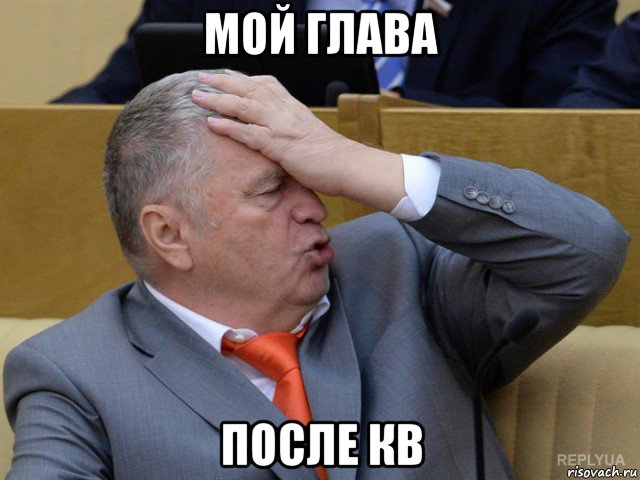 мой глава после кв