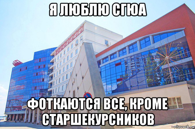 я люблю сгюа фоткаются все, кроме старшекурсников