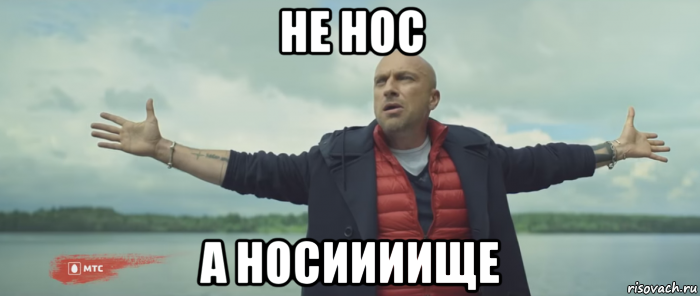 не нос а носиииище