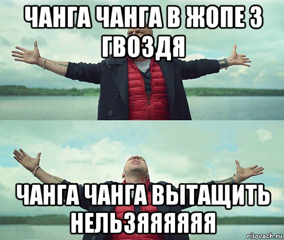 чанга чанга в жопе 3 гвоздя чанга чанга вытащить нельзяяяяяя, Мем Безлимитище