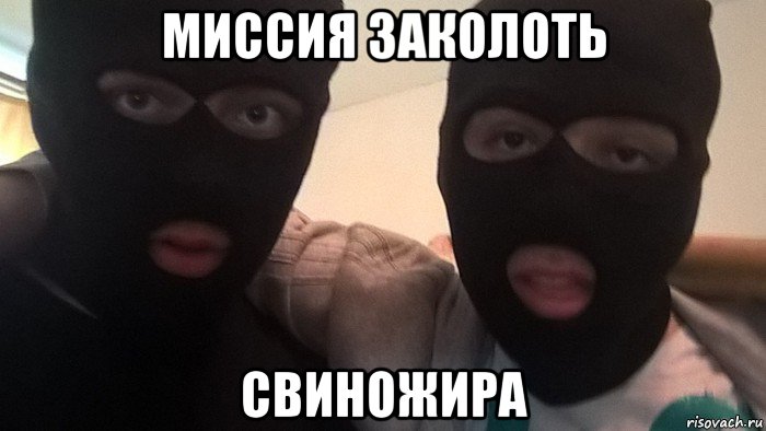 миссия заколоть свиножира