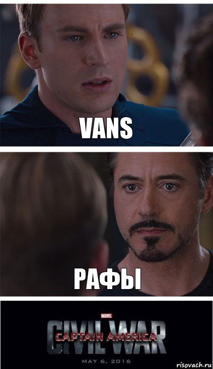 Vans Рафы, Комикс   Гражданская Война