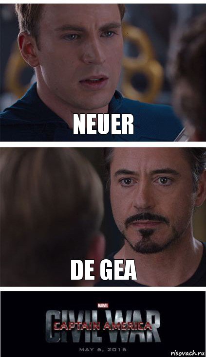 Neuer De gea