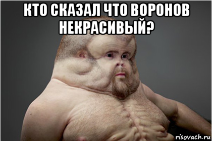 кто сказал что воронов некрасивый? 