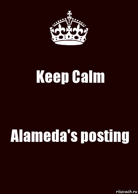 Keep Calm Alameda's posting, Комикс keep calm