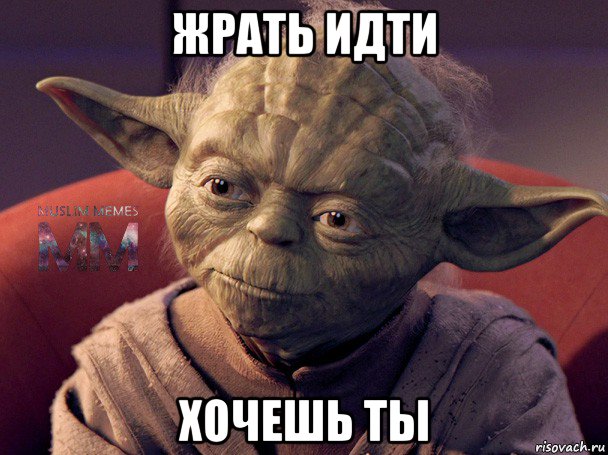 жрать идти хочешь ты