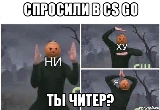 спросили в cs go ты читер?, Мем  Ни ху Я