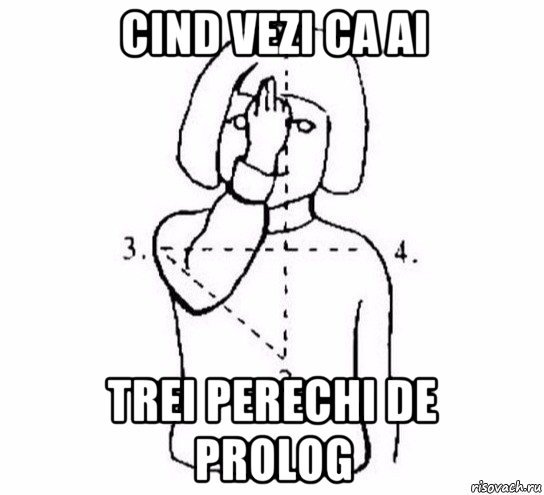 cind vezi ca ai trei perechi de prolog, Мем  Перекреститься