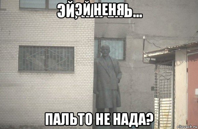 эй неня пальто не нада?, Мем псс парень