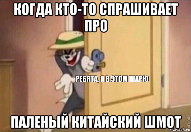 когда кто-то спрашивает про паленый китайский шмот, Мем    Ребята я в этом шарю