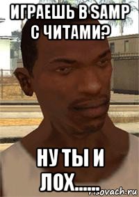 играешь в samp с читами? ну ты и лох......