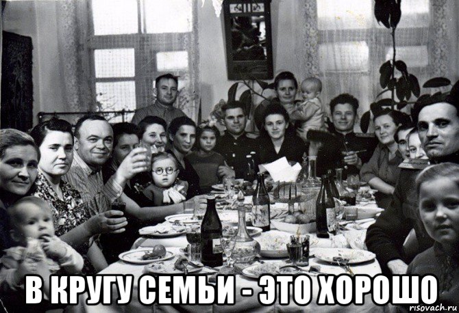  в кругу семьи - это хорошо, Мем Типичная семья