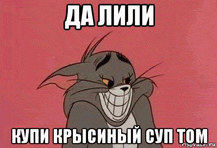 да лили купи крысиный суп том, Мем том