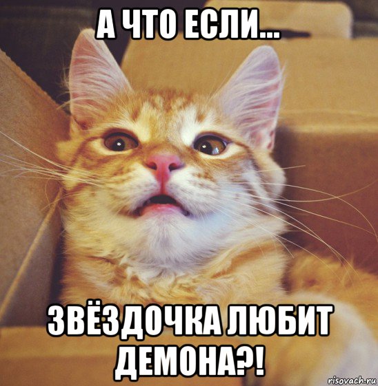 а что если... звёздочка любит демона?!