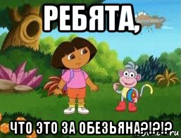 ребята, что это за обезьяна?!?!?