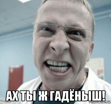  ах ты ж гадёныш!
