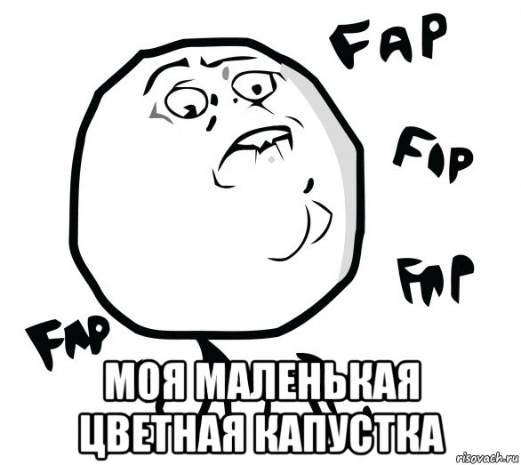 моя маленькая цветная капустка, Мем Fap fap fap