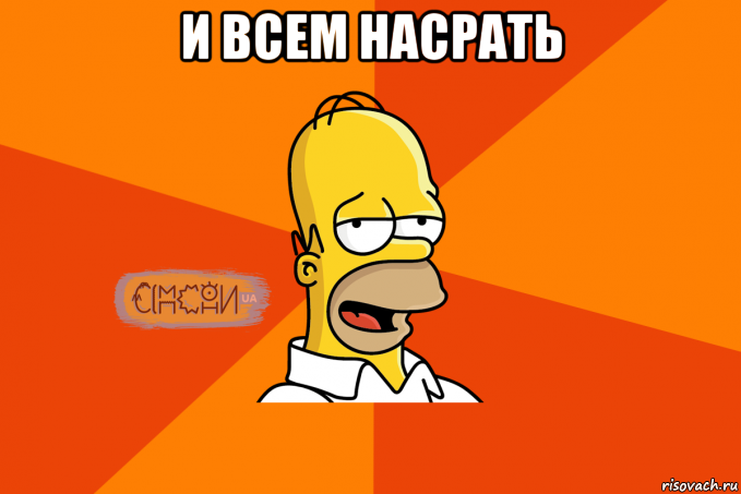и всем насрать 