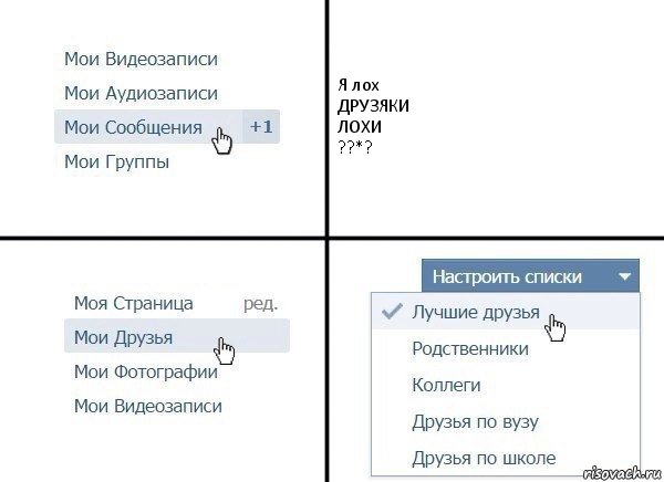 Я лох
ДРУЗЯКИ
ЛОХИ
??*?, Комикс  Лучшие друзья