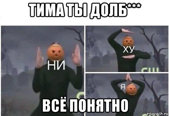 тима ты долб*** всё понятно, Мем  Ни ху Я