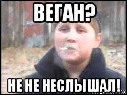 веган? не не неслышал!, Мем Опасный поцык